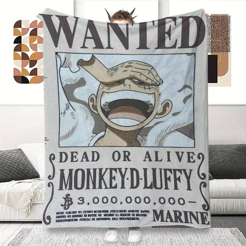 One Piece Blanket Summer Quilt Office Nap Blanket Animation Flannel Blanket Secondary Dormitory Air-Conditioning Blanket - Image 3